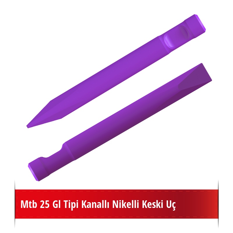 Mtb 25 Gl Tipi Kanallı Nikelli Keski Uç