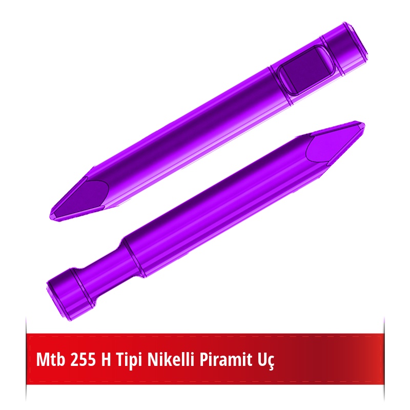 Mtb 255 H Tipi Nikelli Piramit Uç