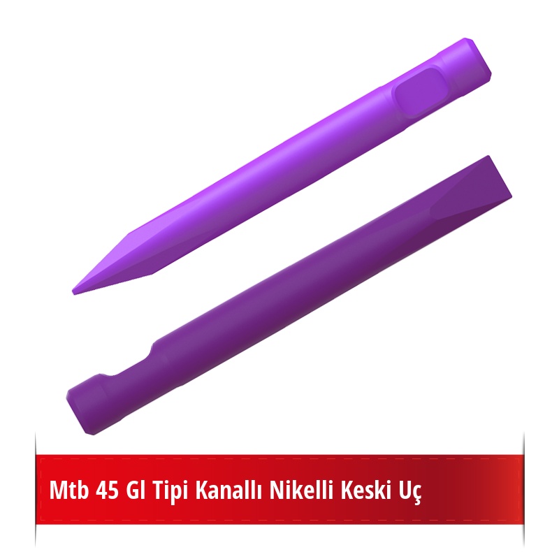 Mtb 45 Gl Tipi Kanallı Nikelli Keski Uç