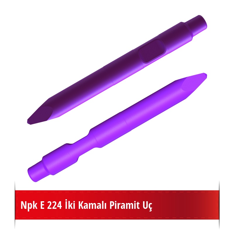 Npk E 224 Kırıcı İçin Nikelli Piramit Uç