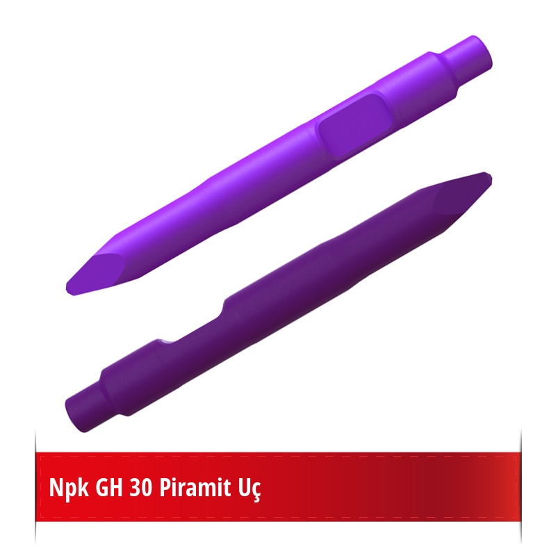 Npk GH 30 Kırıcı İçin Nikelli Piramit Uç