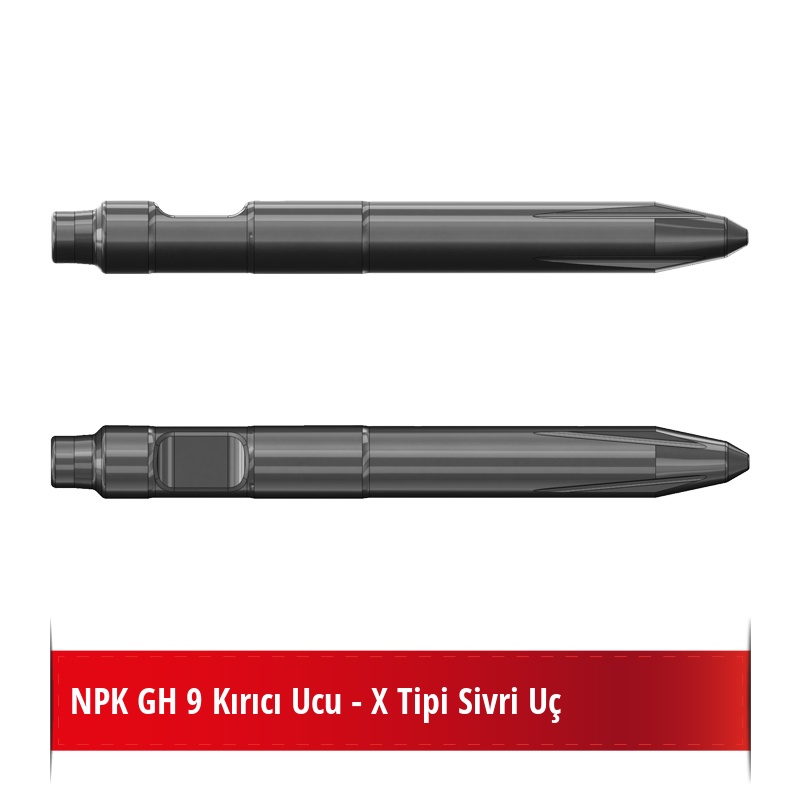 NPK GH 9 Kırıcı Ucu - X Tipi Sivri Uç