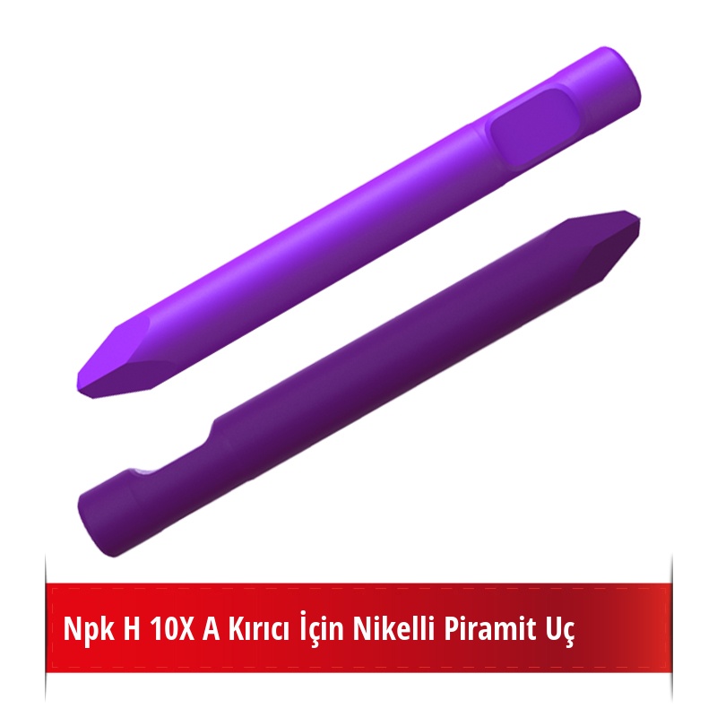 Npk H 10X A Kırıcı İçin Nikelli Piramit Uç