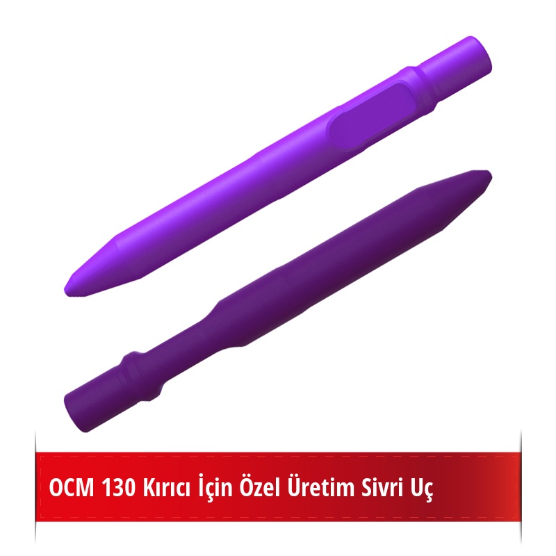 OCM 130 Kırıcı İçin Nikelli Sivri Uç