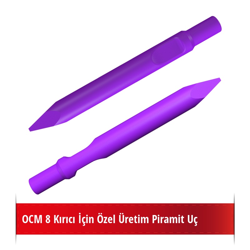 OCM 8 Kırıcı İçin Nikelli Piramit Uç