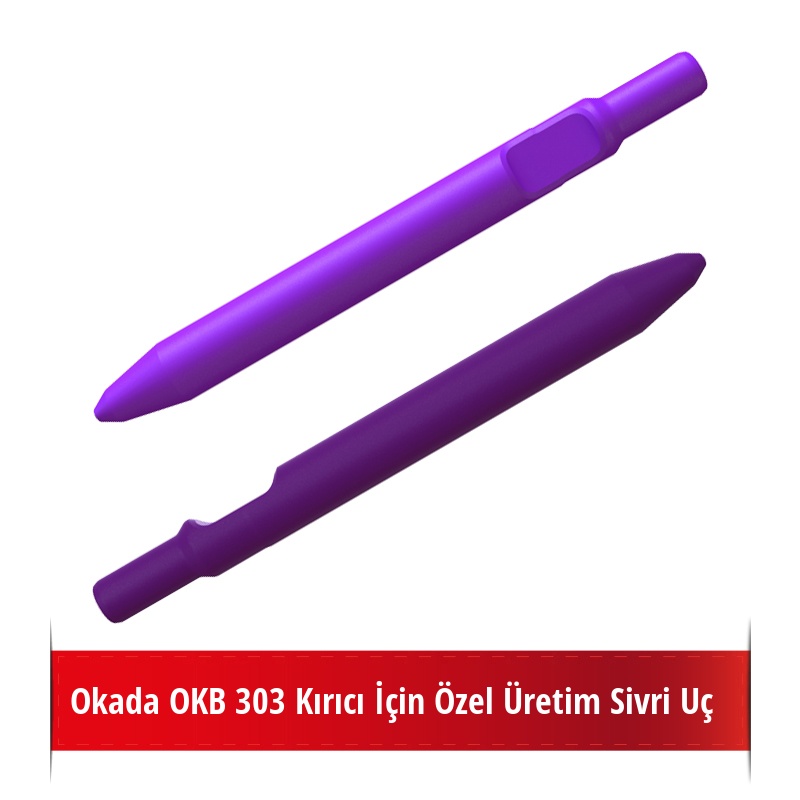 Okada OKB 303 Kırıcı İçin Nikelli Sivri Uç