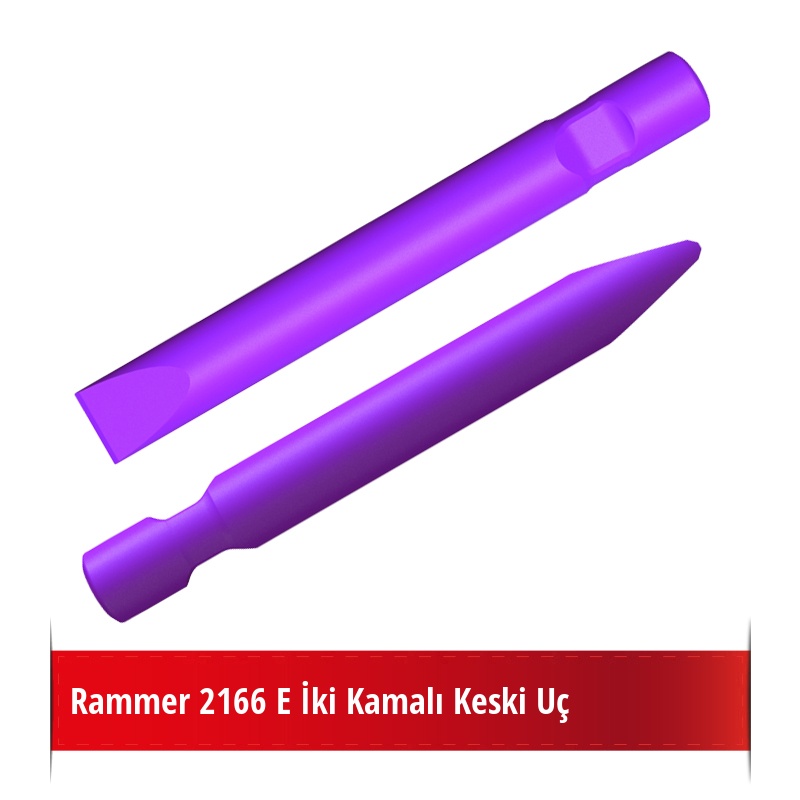 Rammer 2166 E Kırıcı İçin Nikelli Keski Uç