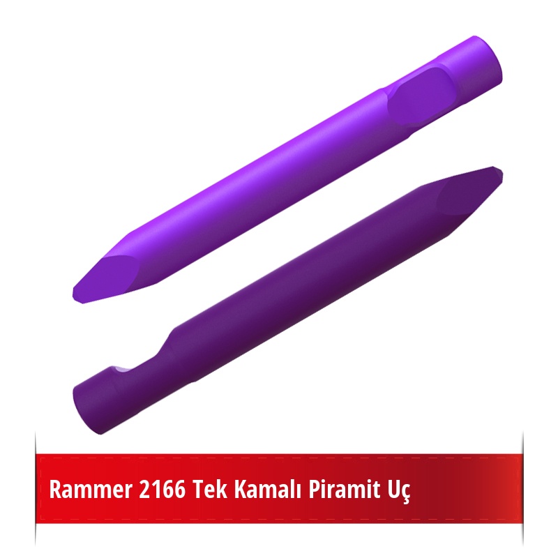 Rammer 2166 Kırıcı İçin Nikelli Piramit Uç