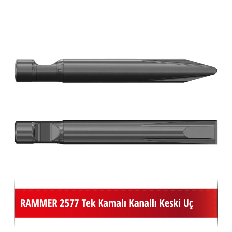 RAMMER 2577 Kırıcı Ucu - Kanallı Keski Uç