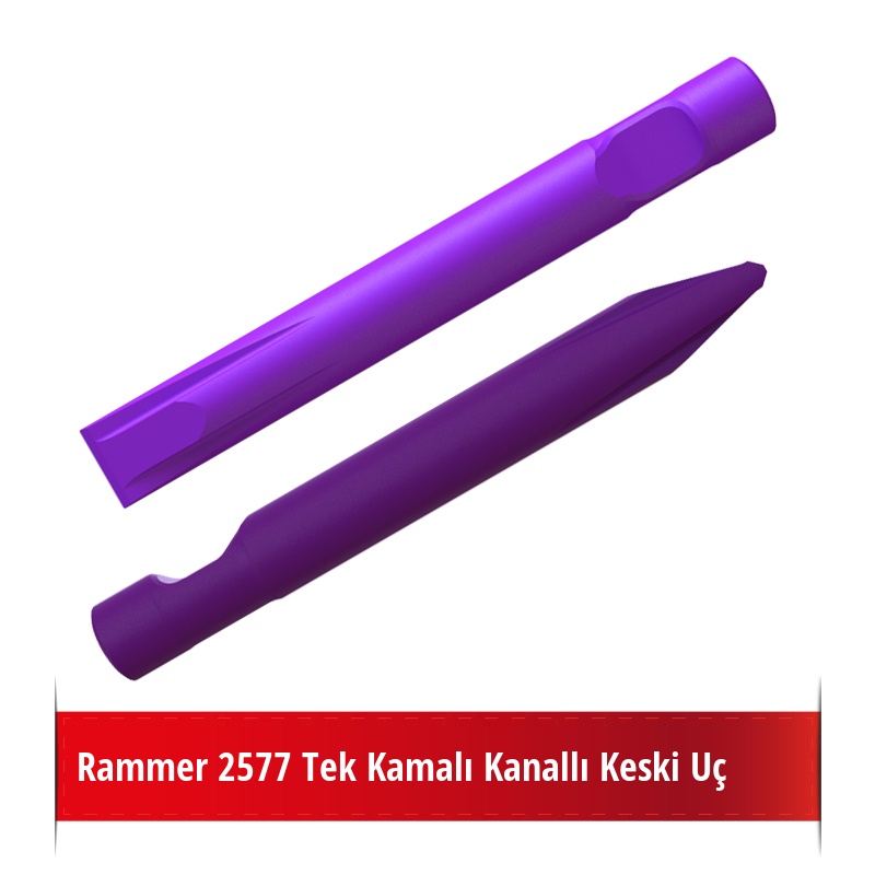 Rammer 2577 Kırıcı İçin Nikelli Kanallı Keski Uç