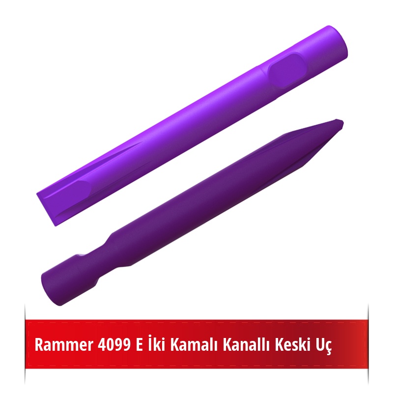 Rammer 4099 E Kırıcı İçin Nikelli Kanallı Keski Uç