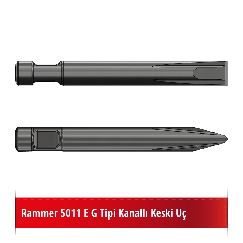 Rammer 5011 E G Tipi Kanallı Keski Uç