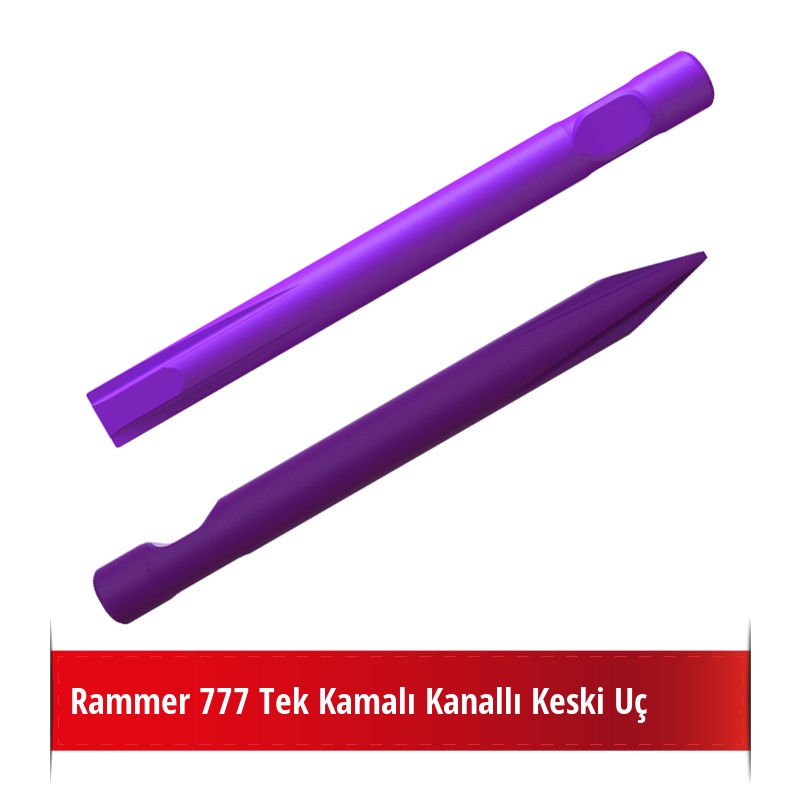 Rammer 777 Kırıcı İçin Nikelli Kanallı Keski Uç