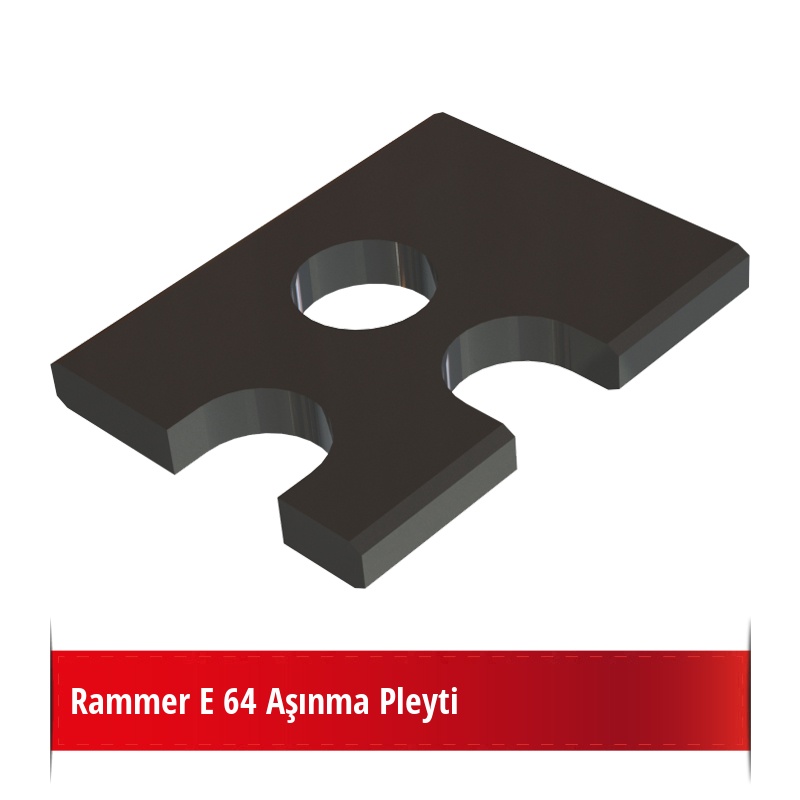 Rammer E64 Alt Aşınma Pleyti