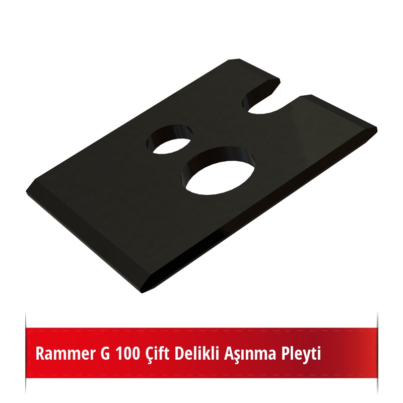 Rammer G 100 Çift Delikli Aşınma Pleyti