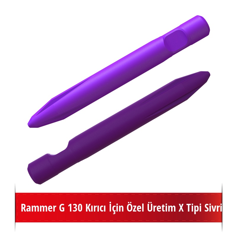 Rammer G130 Kırıcı İçin Nikelli X Tipi Sivri Uç