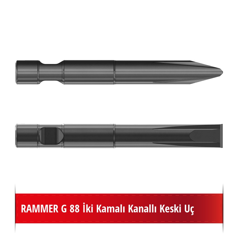 Rammer G88 Kırıcı Ucu - Kanallı Keski Uç