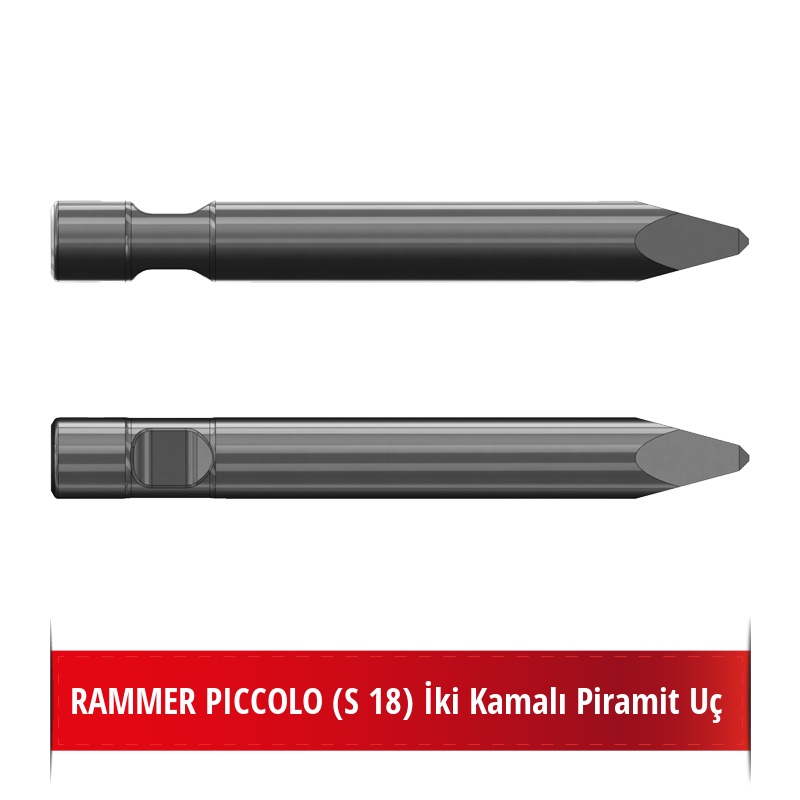 Rammer PICCOLO (S 18) Kırıcı Ucu - Piramit Uç