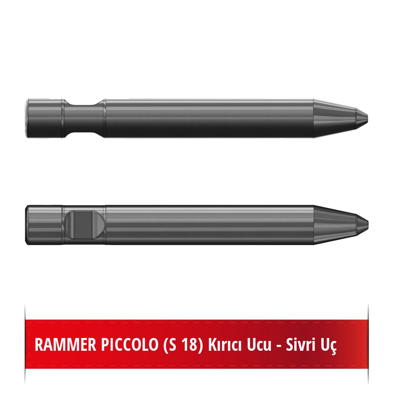 Rammer Piccolo (S 18) Kırıcı Ucu - Sivri Uç