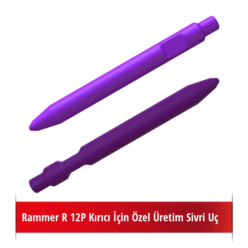 Rammer R 12P Kırıcı İçin Nikelli Sivri Uç