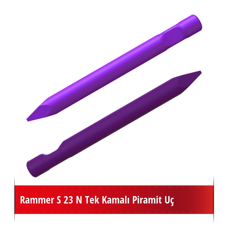 Rammer S 23 N Kırıcı İçin Nikelli Piramit Uç