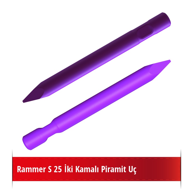 Rammer S 25 Kırıcı İçin Nikelli Piramit Uç