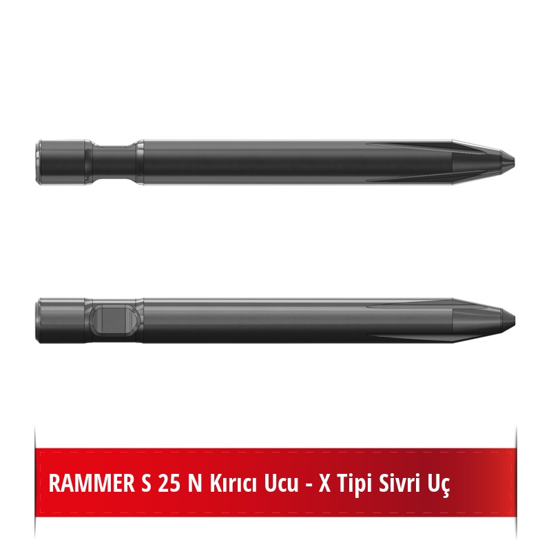 Rammer S25 N Kırıcı Ucu - X Tipi Sivri Uç