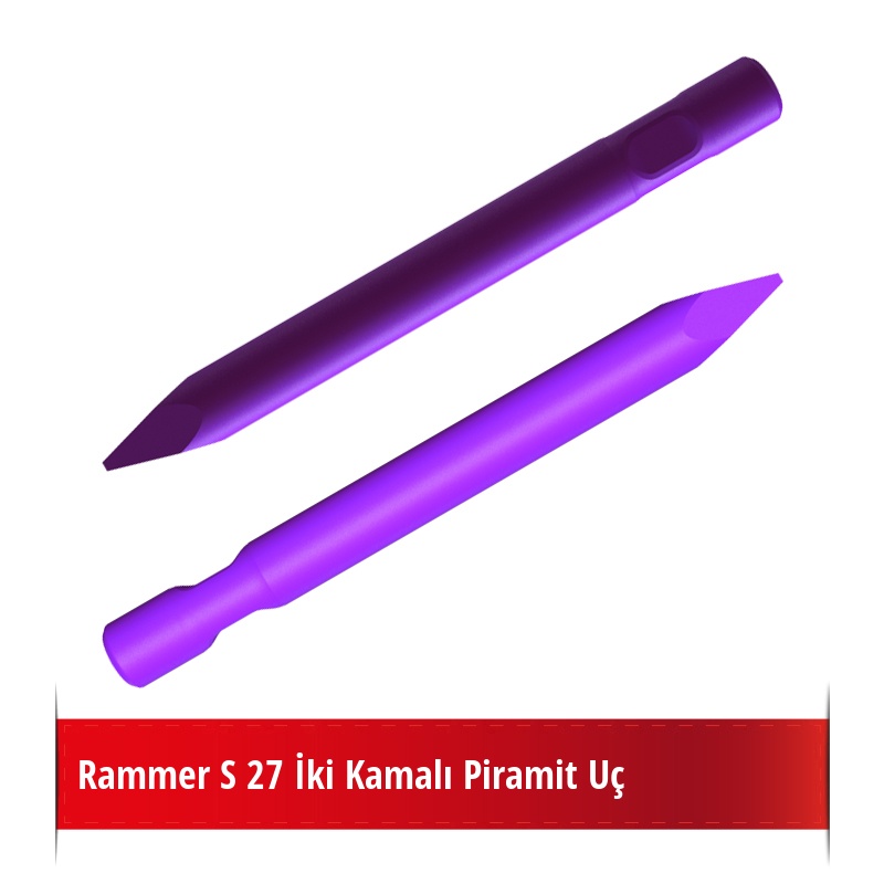 Rammer S27 Kırıcı İçin Nikelli Piramit Uç