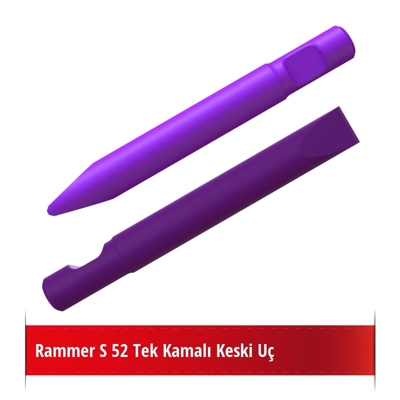 Rammer S 52 Kırıcı İçin Nikelli Keski Uç