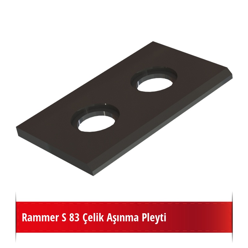 Rammer S 83 Çelik Aşınma Pleyti