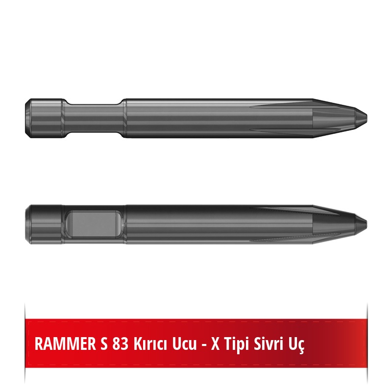 RAMMER S 83 Kırıcı Ucu - X Tipi Sivri Uç