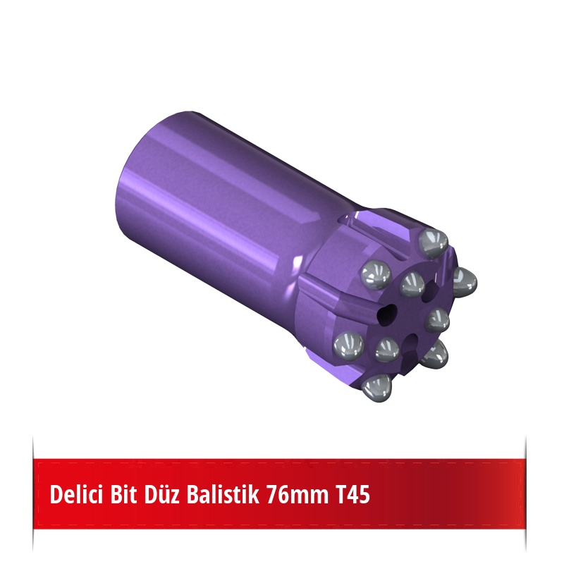 Delici Bit Düz Balistik 76mm T45