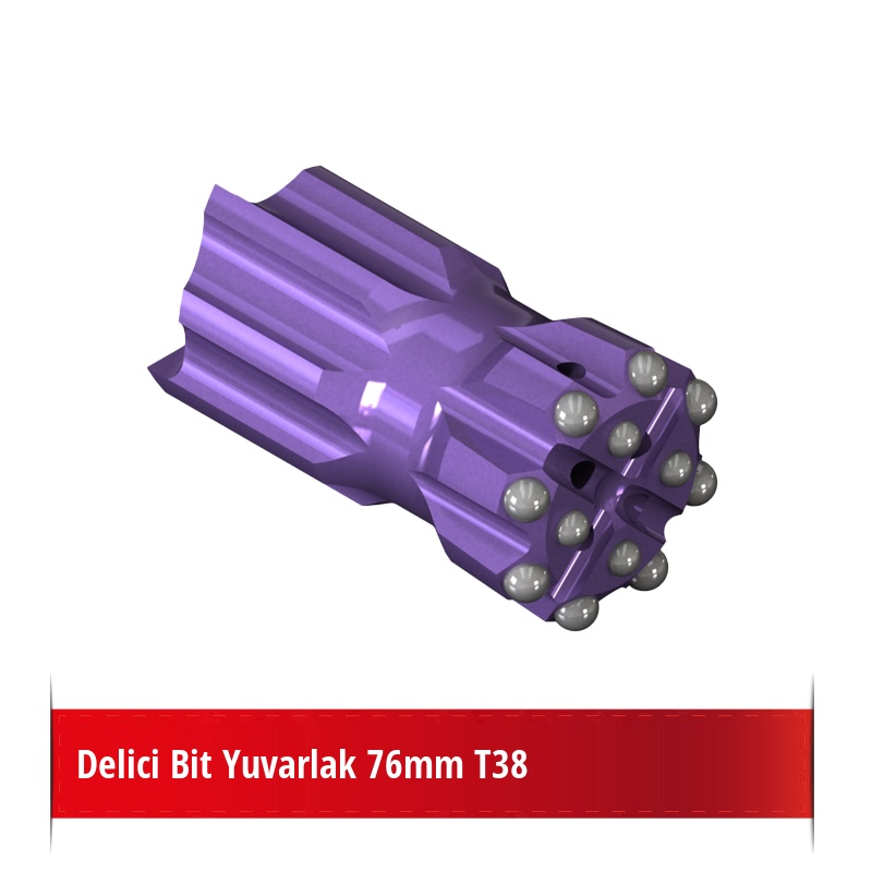 Delici Bit Yuvarlak 76mm T38