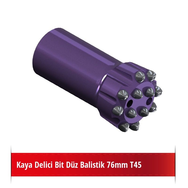 Kaya Delici Bit Düz Balistik 76mm T45