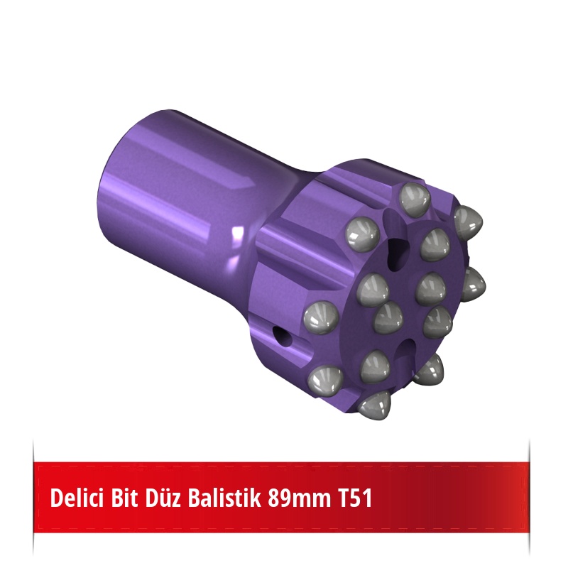 Delici Bit Düz Balistik 89mm T51