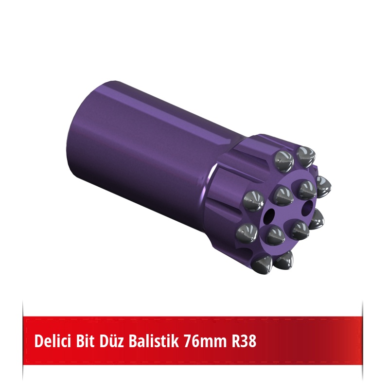 Delici Bit Düz Balistik 76mm R38