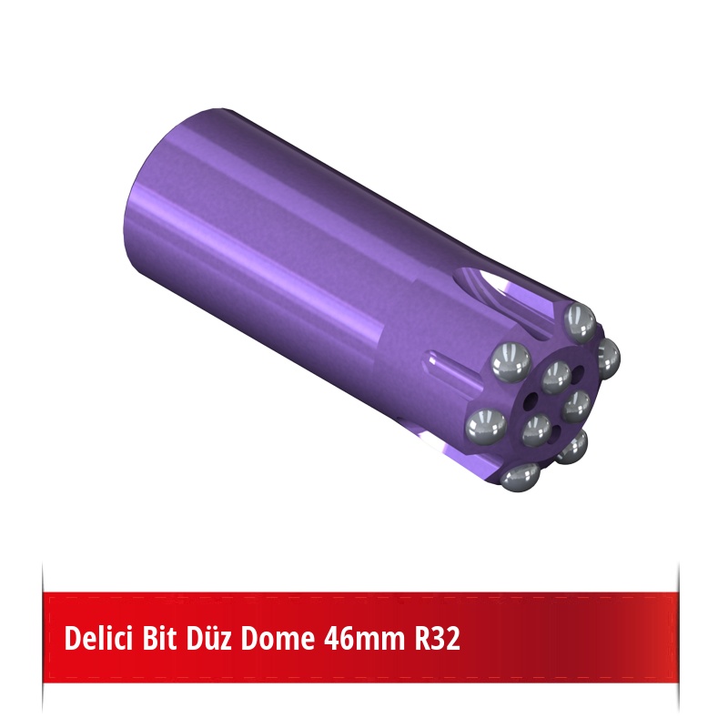 Delici Bit Düz Dome 46mm R32