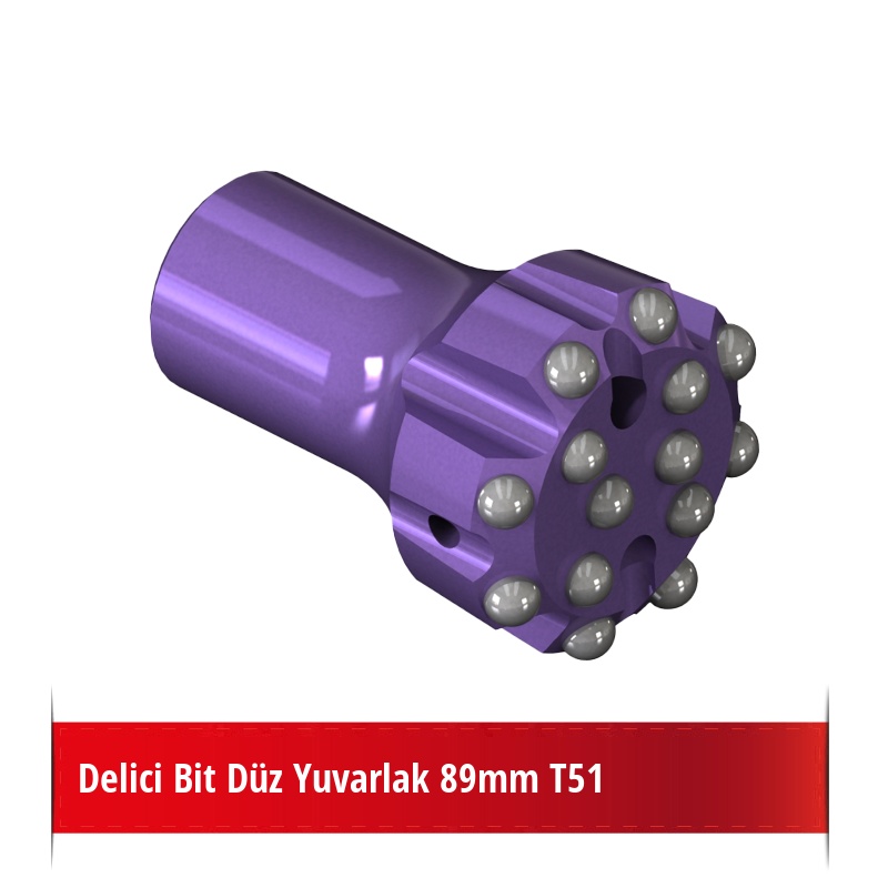 Delici Bit Düz Yuvarlak 89mm T51