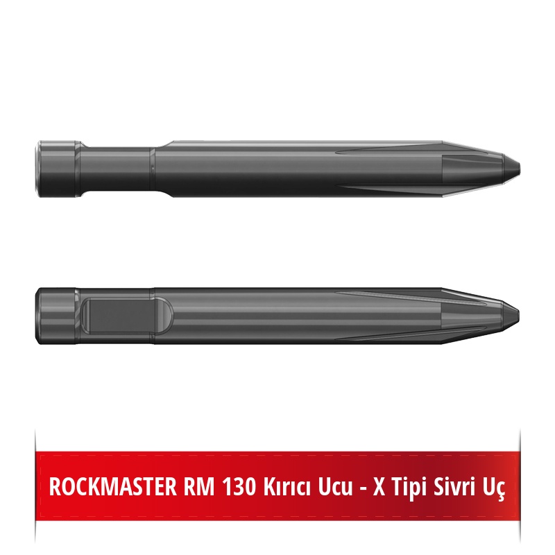 ROCKMASTER RM 130 Kırıcı Ucu - X Tipi Sivri Uç