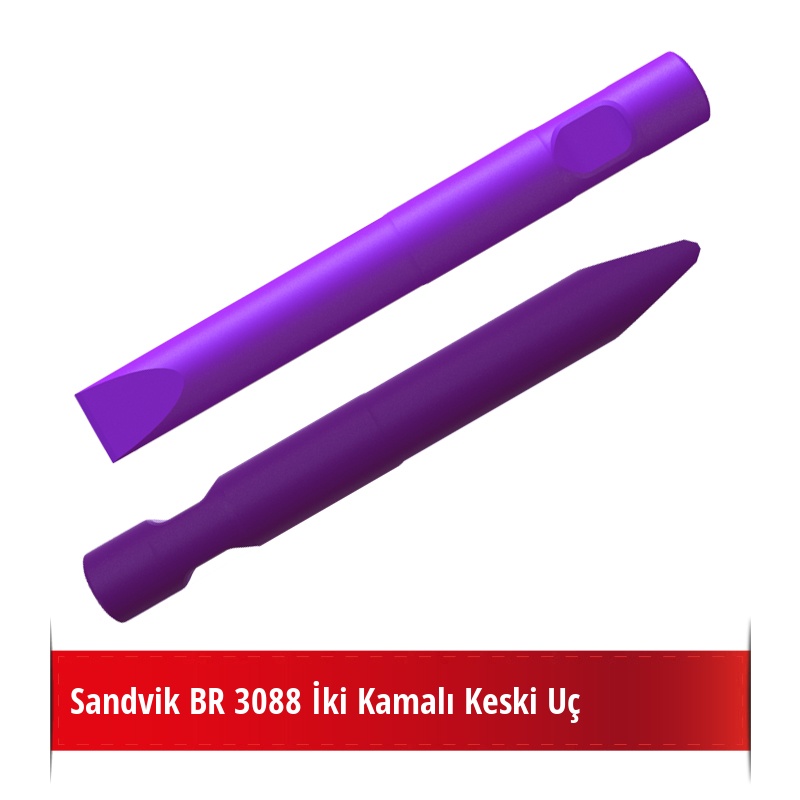 Sandvik BR 3088 Kırıcı İçin Nikelli Keski Uç