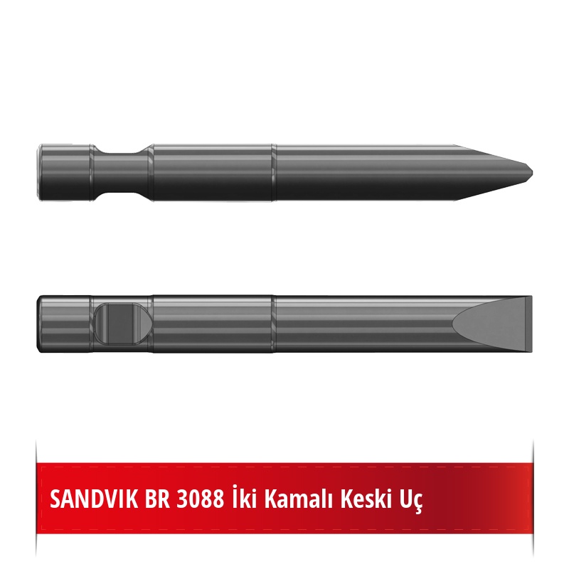 SANDVIK BR 3088 Kırıcı Ucu - Keski Uç