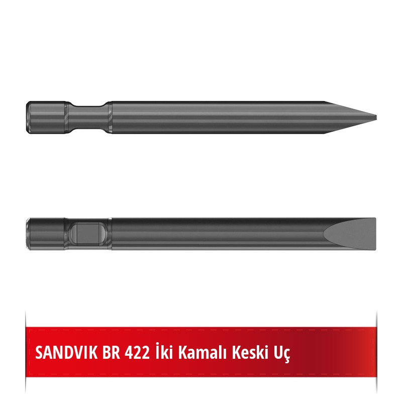 SANDVIK BR 422 Kırıcı Ucu - Keski Uç