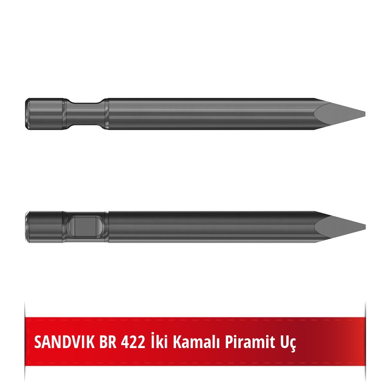 SANDVIK BR 422 Kırıcı Ucu - Piramit Uç