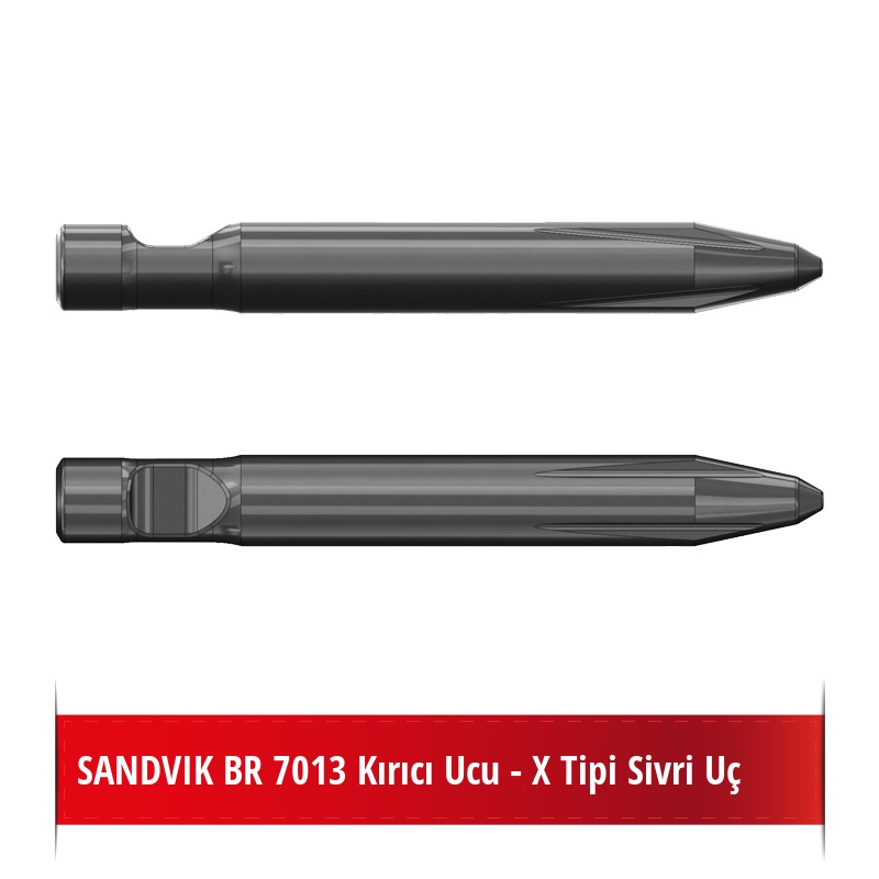 SANDVIK BR 7013 Kırıcı Ucu - X Tipi Sivri Uç