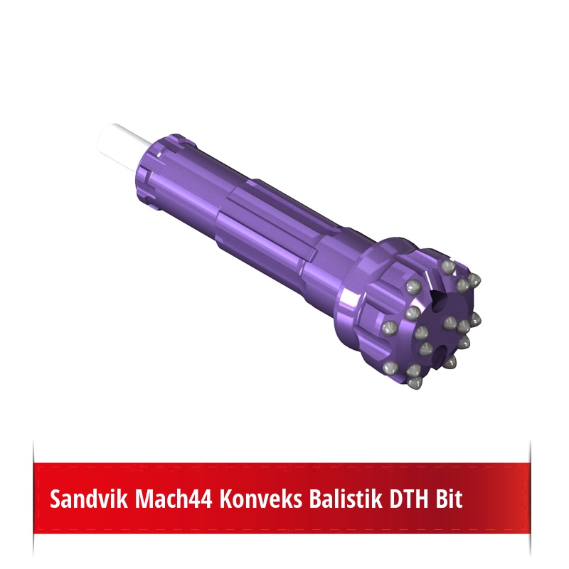 Sandvik Mach44 Konveks Balistik DTH Bit