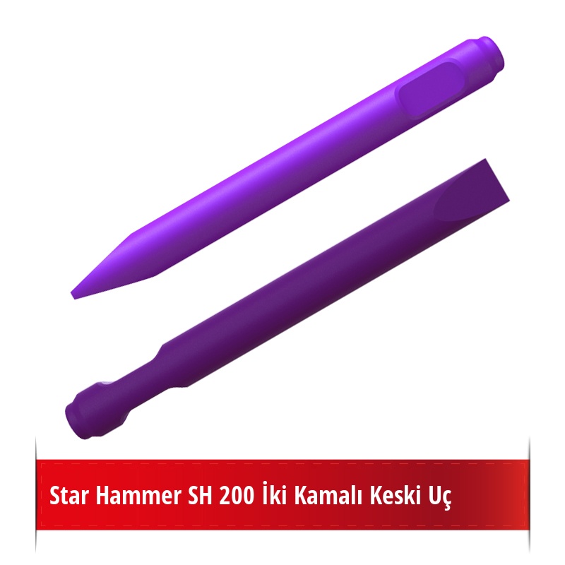 Star Hammer SH 200 Kırıcı İçin Nikelli Keski Uç