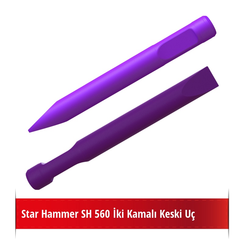 Star Hammer SH 560 Kırıcı İçin Nikelli Keski Uç