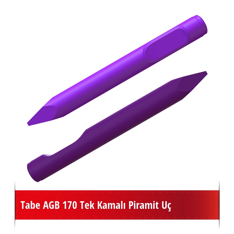 Tabe AGB 170 Kırıcı İçin Nikelli Piramit Uç