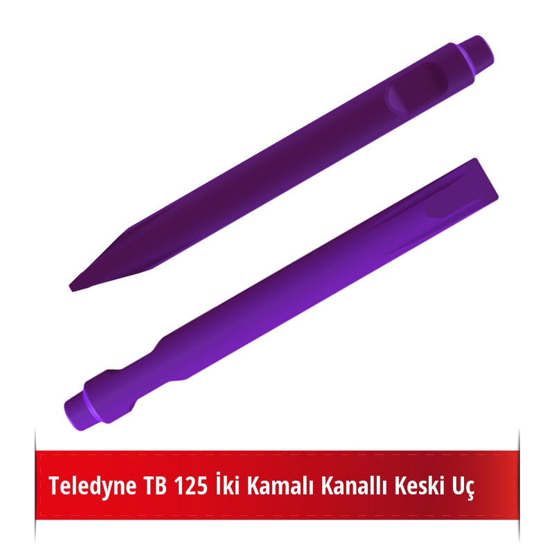 Teledyne TB 125 Kırıcı İçin Nikelli Kanallı Keski Uç