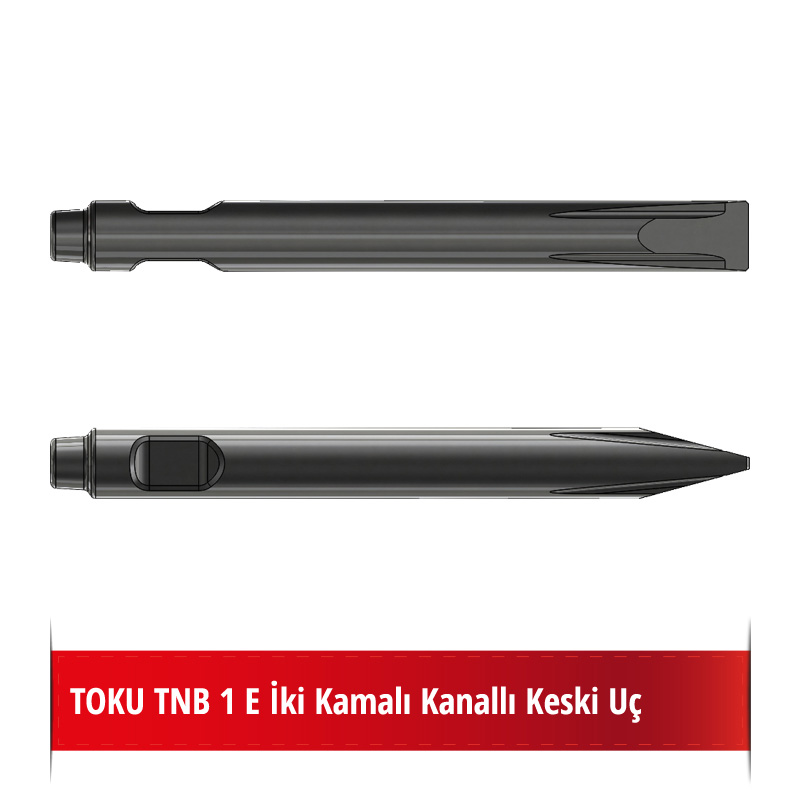 TOKU TNB 1 E Kırıcı Ucu - Kanallı Keski Uç